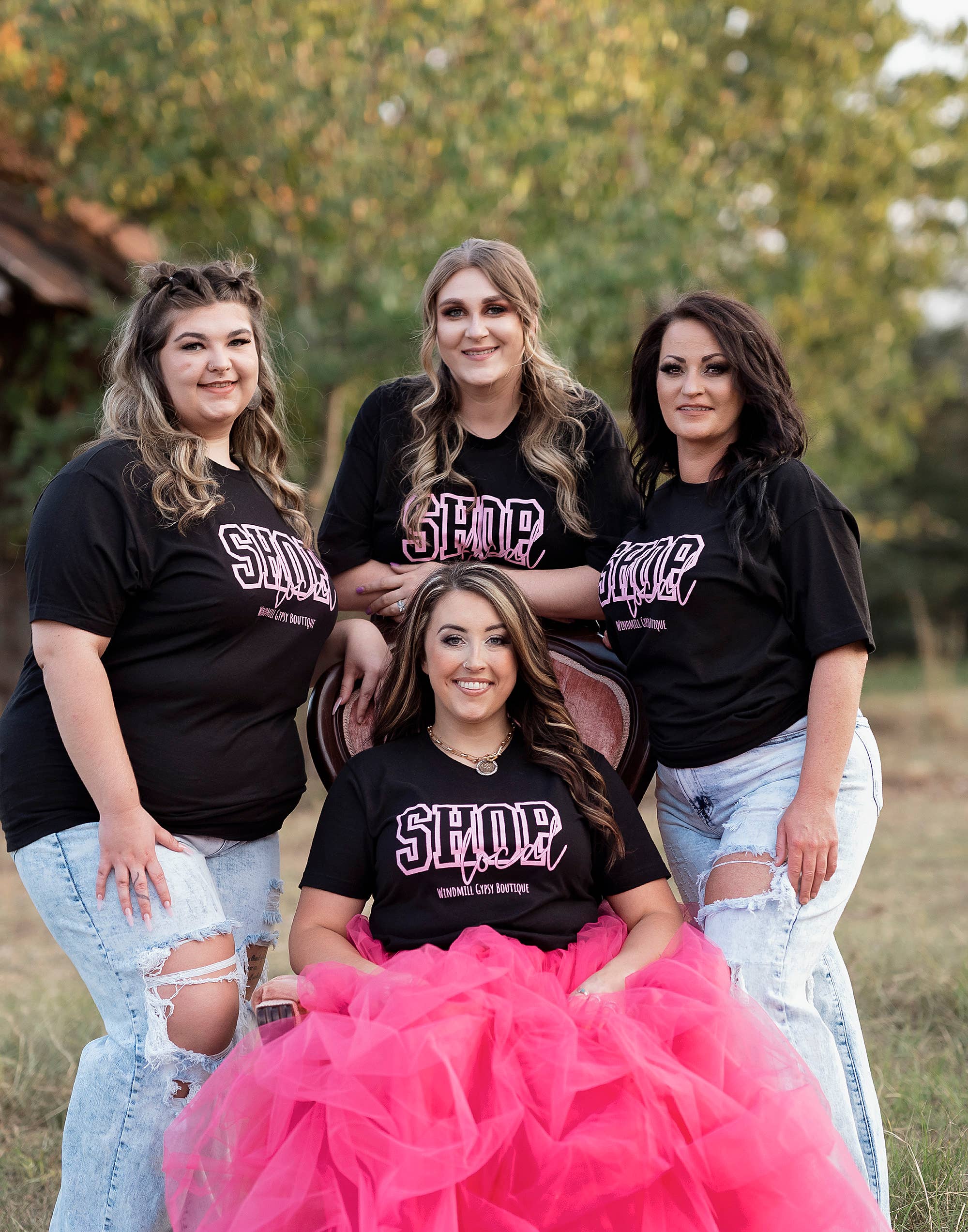 Windmill Gypsy Wholesale - Vente T-shirt sérigraphié – femme - T-shirt personnalisable « Shop Local »2