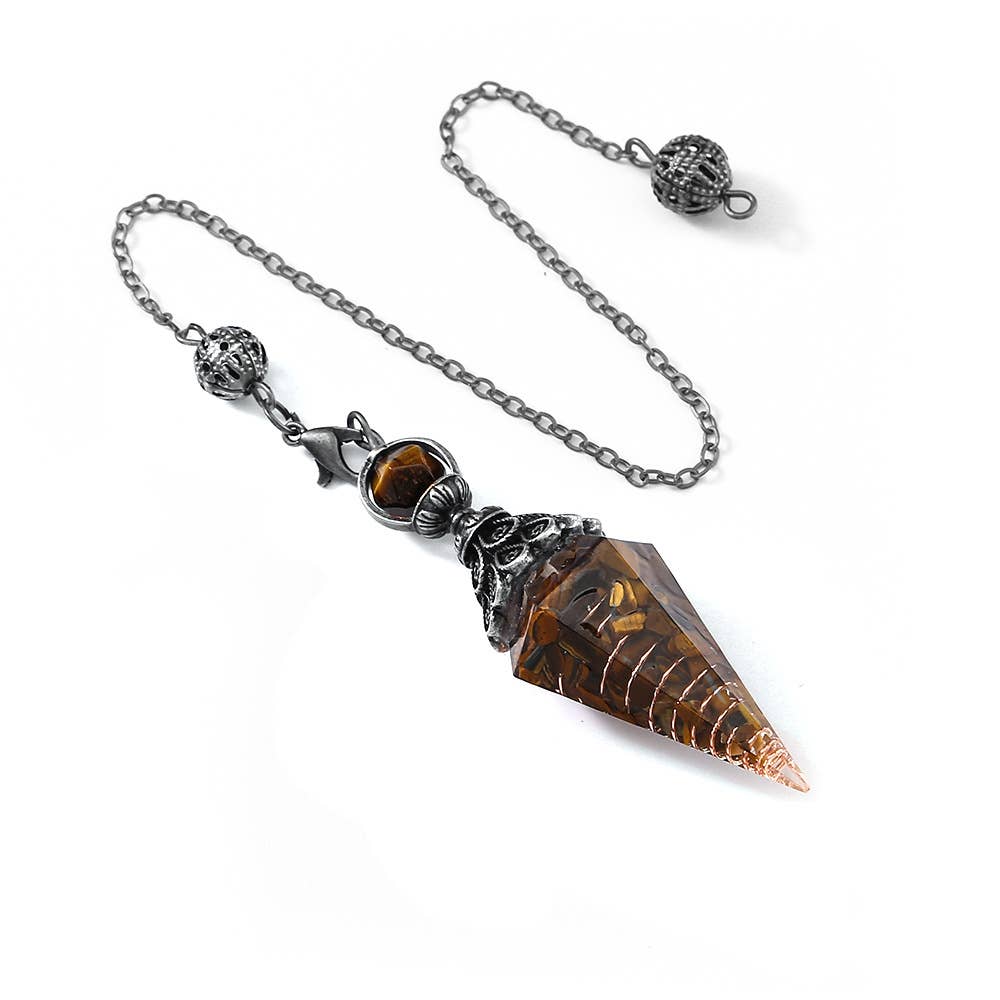 Gemcohub - Wholesale Spiritual Stone/Crystal - Hexagonal Pyramid Crystal Stone Pendulum14