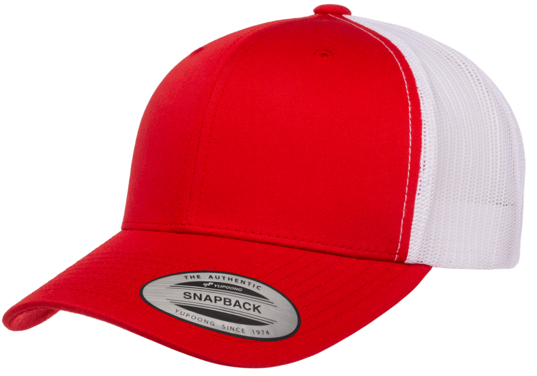 The Park Wholesale - Vente Casquette de camionneur – unisexe - Casquette trucker rétro Yupoong 6606T, casquette de baseball avec filet arrière, couleurs bicolores - YP Classics®15