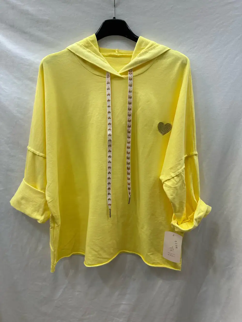 Mimi & Gogo - Wholesale Hoodie - Women's - Embroidered heart hoodie @9020_SweatCoeur2