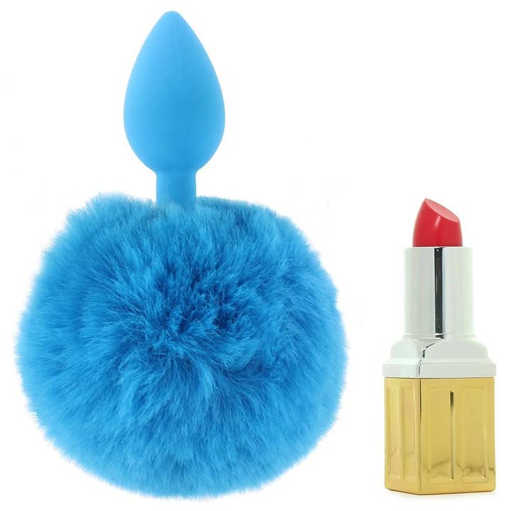 Lingerie Mart - Vente Sex toys - Plug anal Pipedream Bunny Tail en silicone pour débutants, bleu3