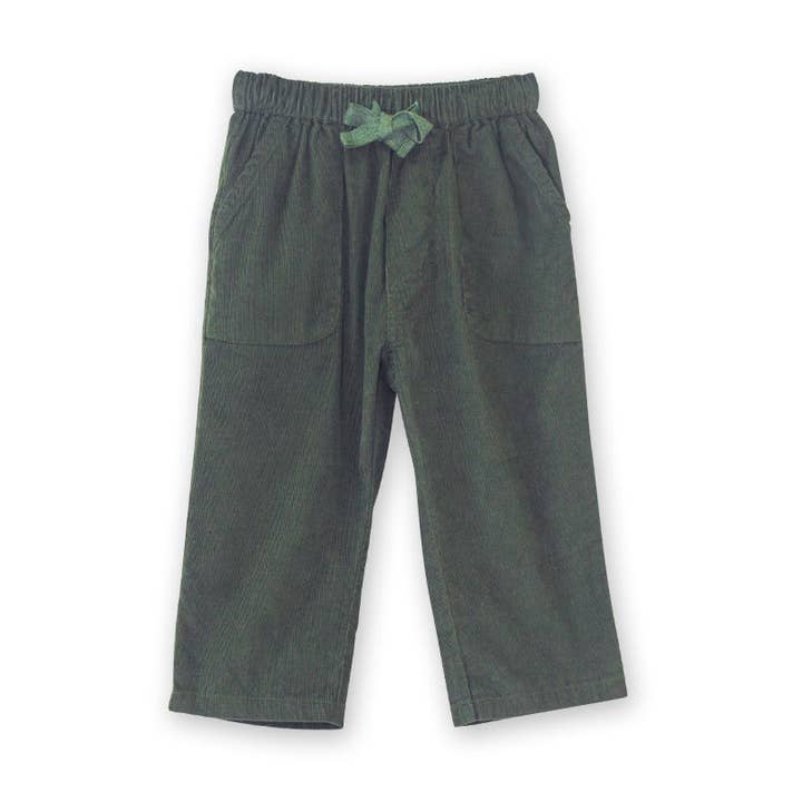 Baby Byxor | Pine Green Corduroy för wholesale av Beet World