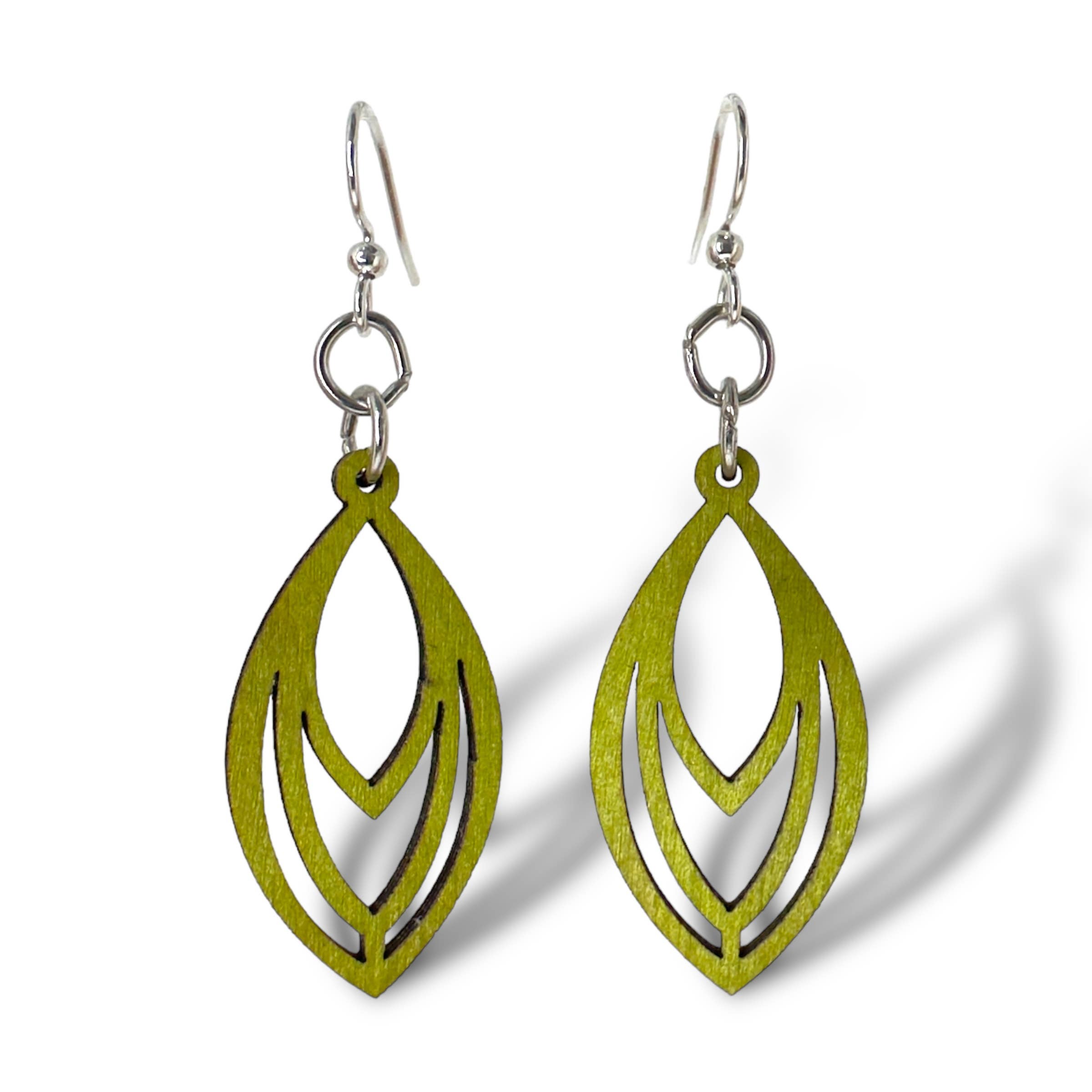 Green Tree Jewelry - Wholesale Dangle Earrings - Natures Kernel​ Blossom Earrings #2171