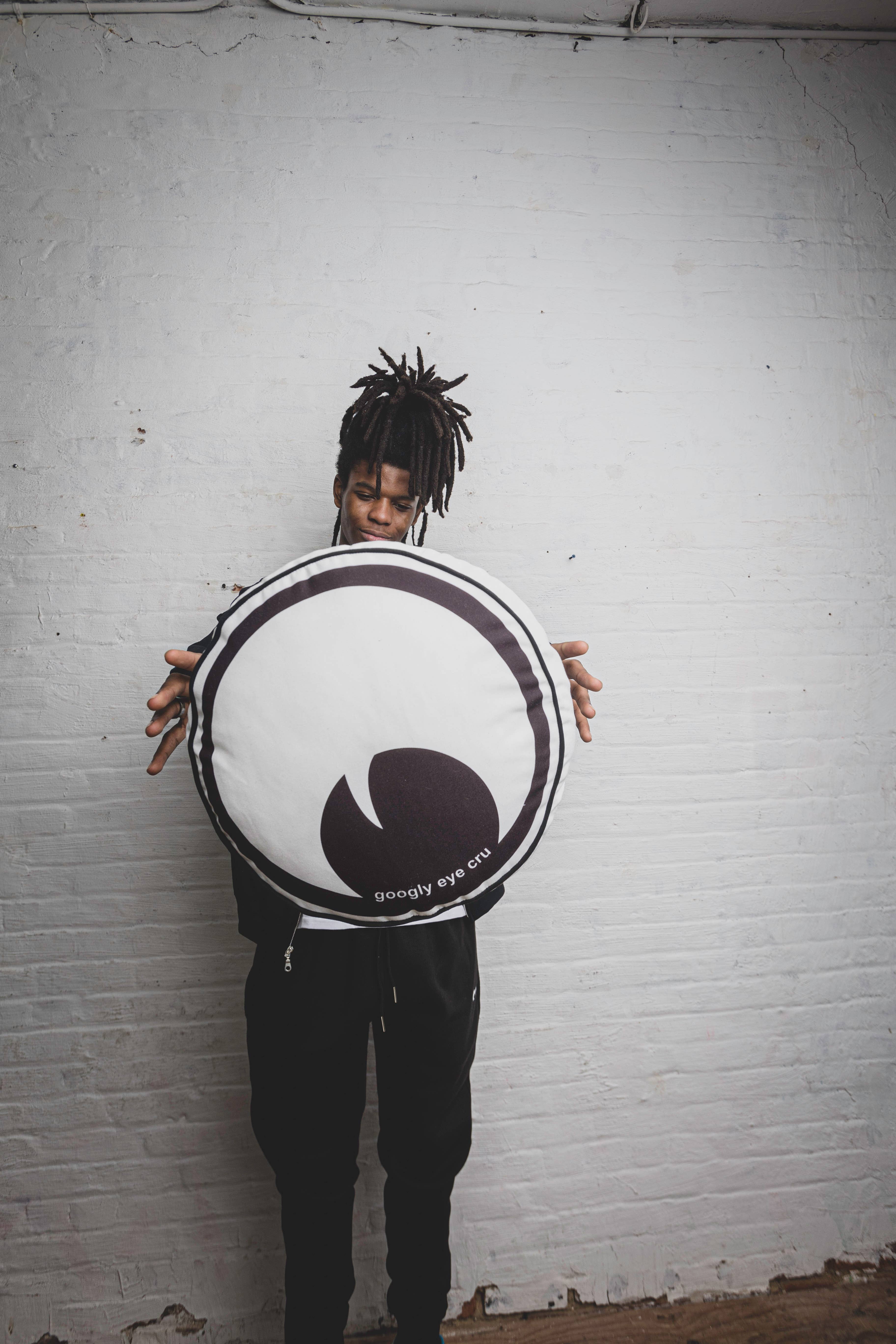 Googly Eye Cru - Wholesale Throw/Decorative Pillow - Googly Eye Cru Pillows4