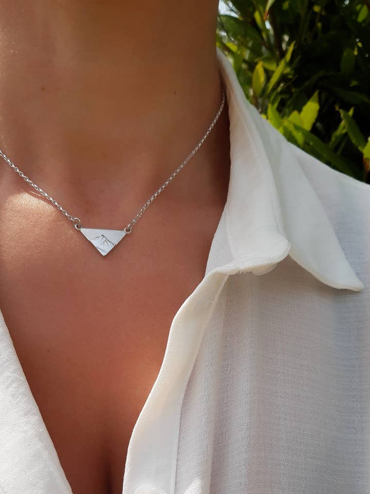 Little Cìr Mhòr Pendant Necklace for wholesale by Jess MacDonald Brass