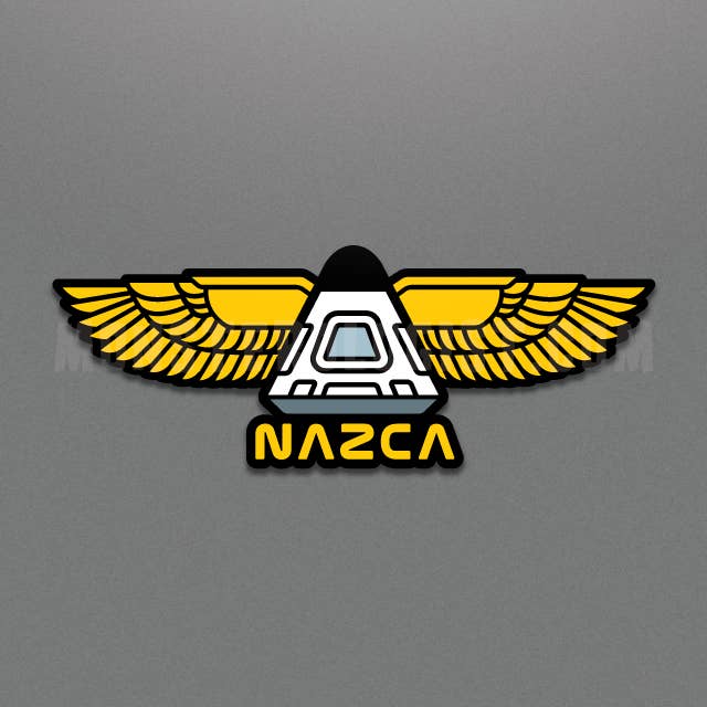 Winged Capsule Space Mission Patch Ancient Astronaut Magnet for wholesale by Monsterologist