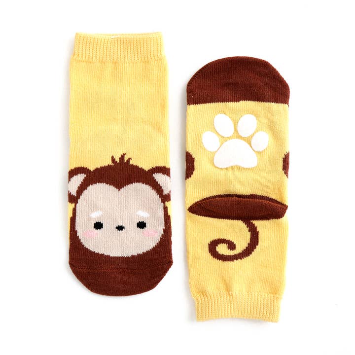 Monkey Zoo Baby Animal Socks for wholesale by Vaenait Baby