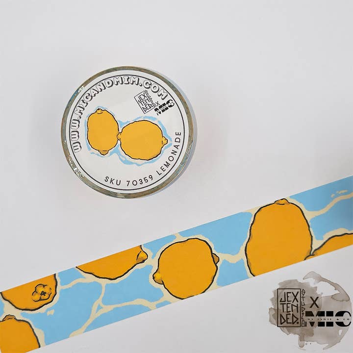 JEXTENDED X MIC | Ruban adhésif Lemonade pour la vente par MIC & MIM Premium Paper Shop
