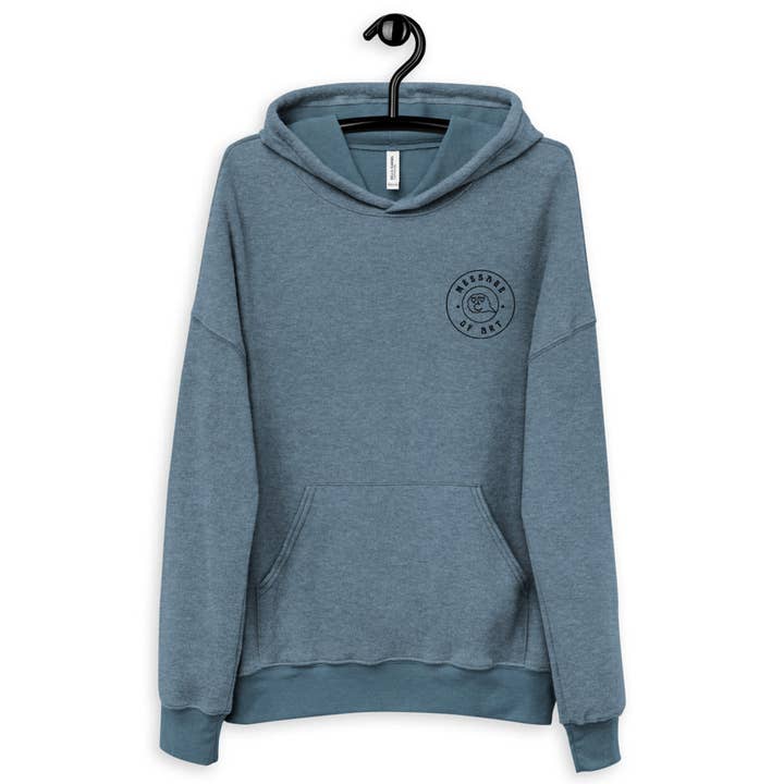 MOA Stamped Fleece Hoodie for wholesale by Message of Art