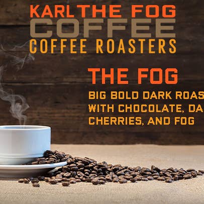 THE FOG Whole Bean Coffee for wholesale by Karl The Fog Coffee