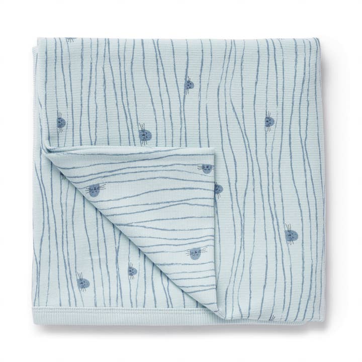 Striped Seal Rib Baby Wrap for wholesale by Aster & Oak