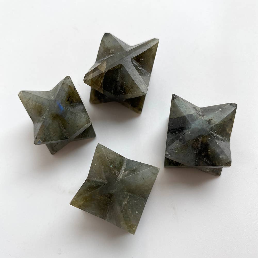 VIE - Vendita all'ingrosso Pietra/cristallo spirituale - Piccola stella Merkaba, 2 cm8