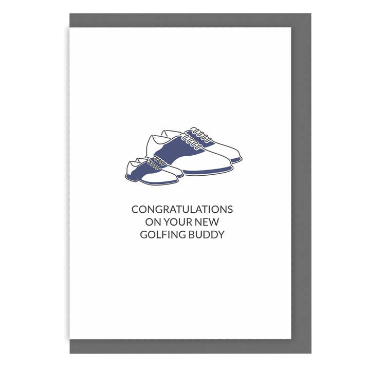 Tarjeta de Bebé Golfista - Nuevo Compañero de Golf para venta al por mayor de Ingletop