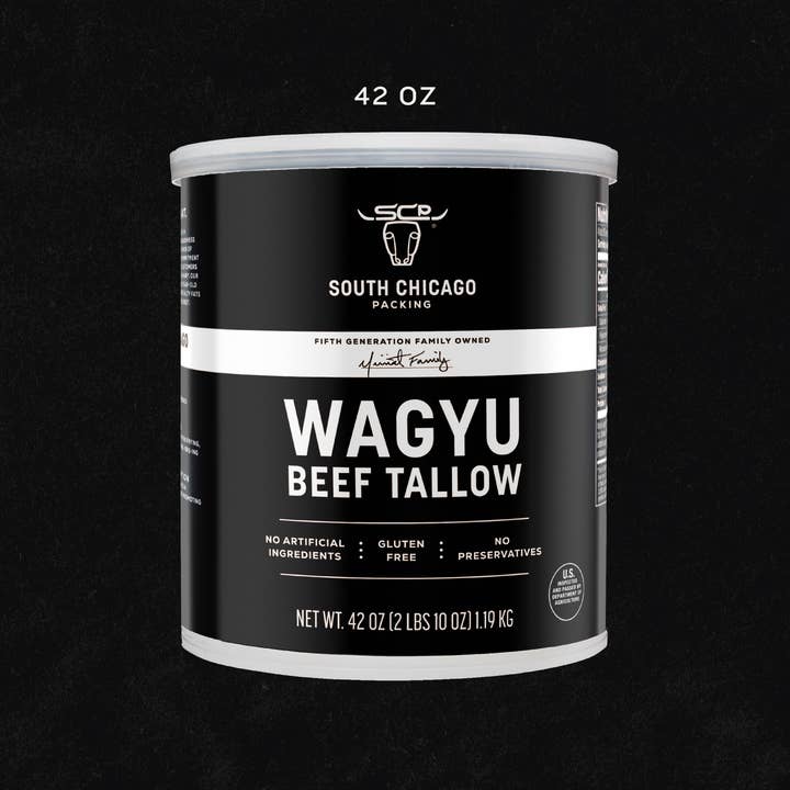 South Chicago Packing - Wholesale Cooking Oil - Wagyu Beef Tallow 42 Oz (12 units a Case)