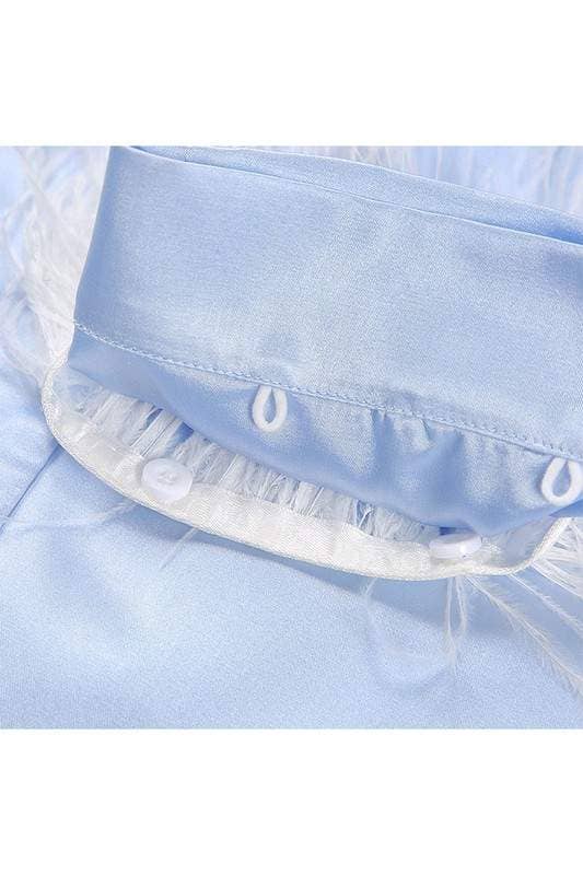 Queen Fashion – wholesale Pyjamasset - Dam – silkeslen topp och shorts nattkläder7