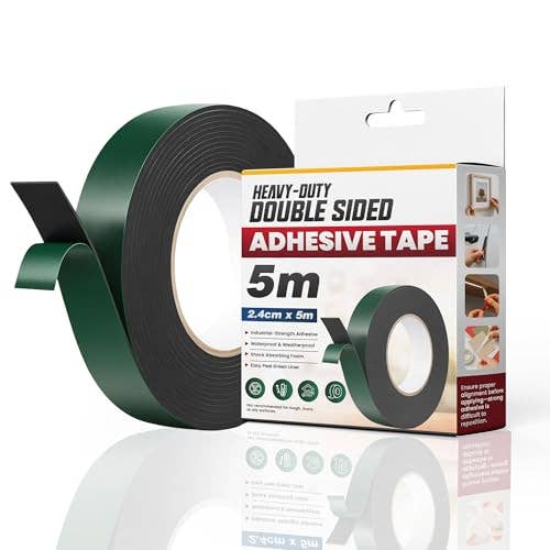 Ledsone – wholesale Tape – LEDSone Black 2.4cm x 5m Heavy Duty Waterproof Double Sided Tape ~62570