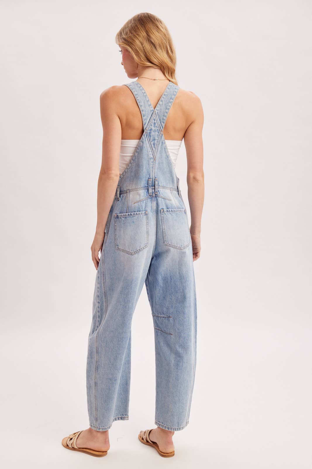 Bluivy - Wholesale Overalls - Women's - DENIM BARREL OVERALLS12