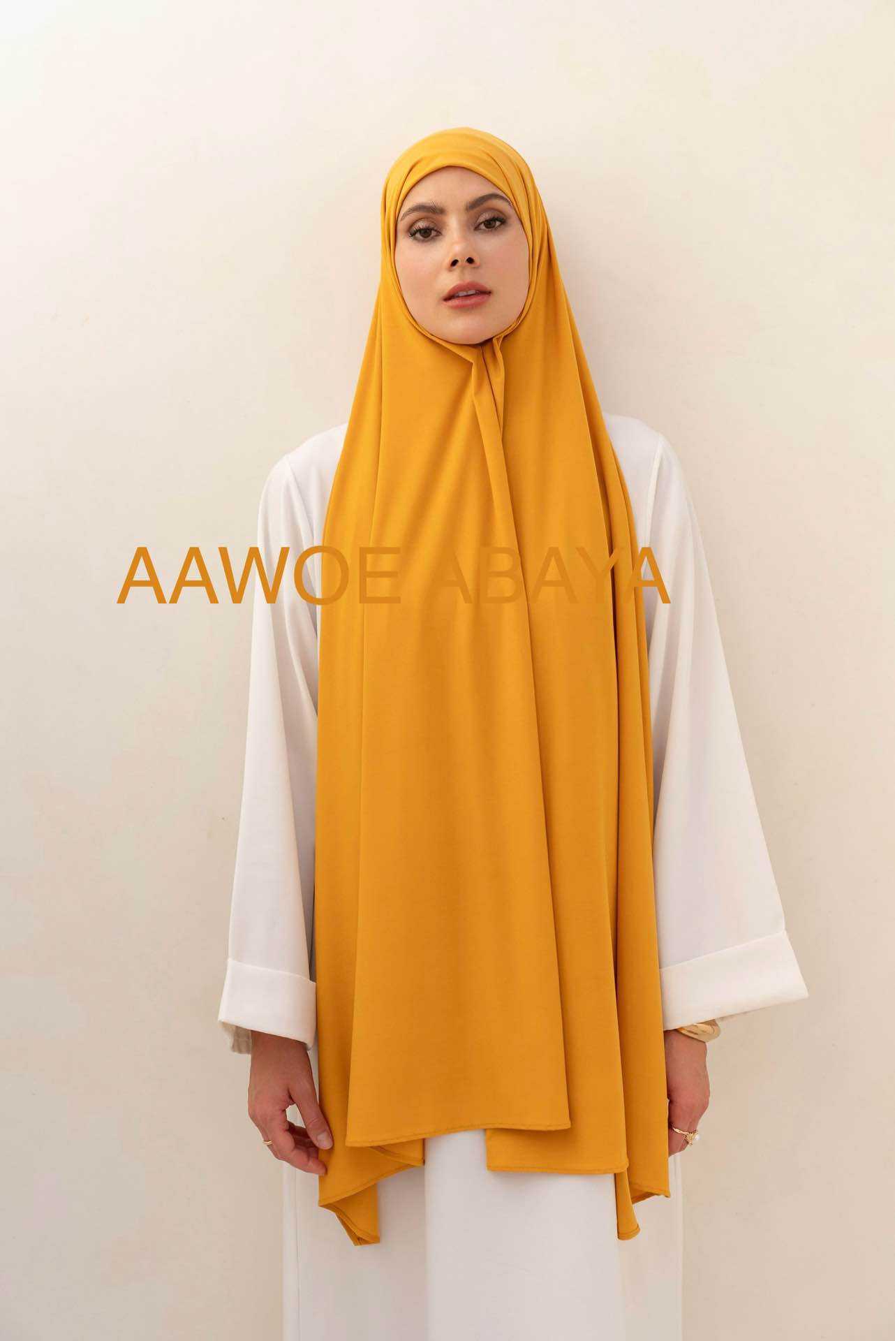 Aawoe Abaya - Wholesale Hijab - Women's - Elegant Long-Sleeve Shawl - 2484-HIJ129
