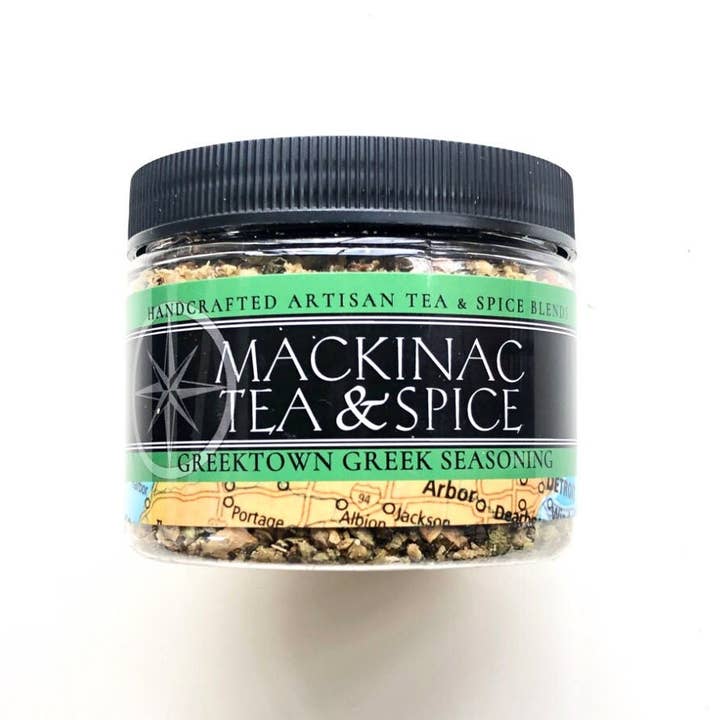 Mackinac Tea & Spice llc – wholesale Torkad kryddblandning – Greektown Detroit grekisk krydda för gyros, pasta och sallader