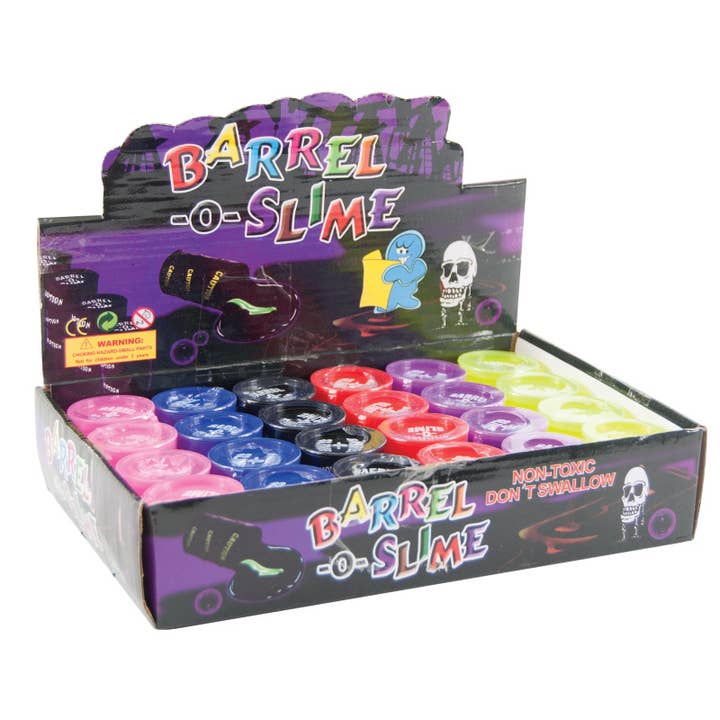 Geddes - Wholesale Putty/Slime - Kids - BARREL OF SLIME TOY 24/DSP