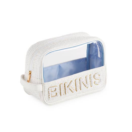 Shiraleah - Wholesale Pouch - Women's - PEARL "BIKINIS" ZIP POUCH
