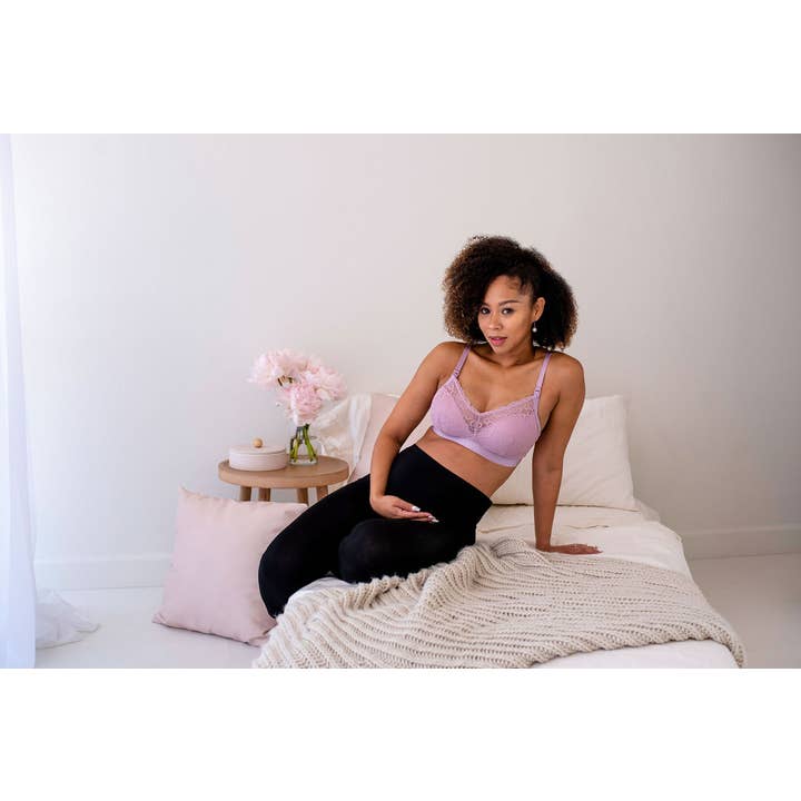 Malva Ooh La La Bralette de enfermería (malva) de venta al por mayor en Faire7