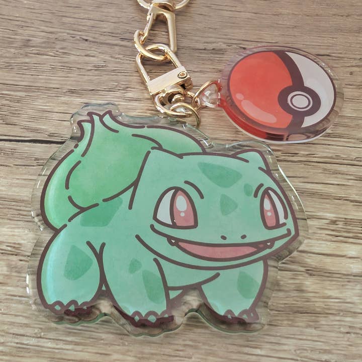 Sadsquatch - Wholesale Keychain Bracelet - Choose Your Starter - Cute Pokemon Wristlet Lanyard Keychain1