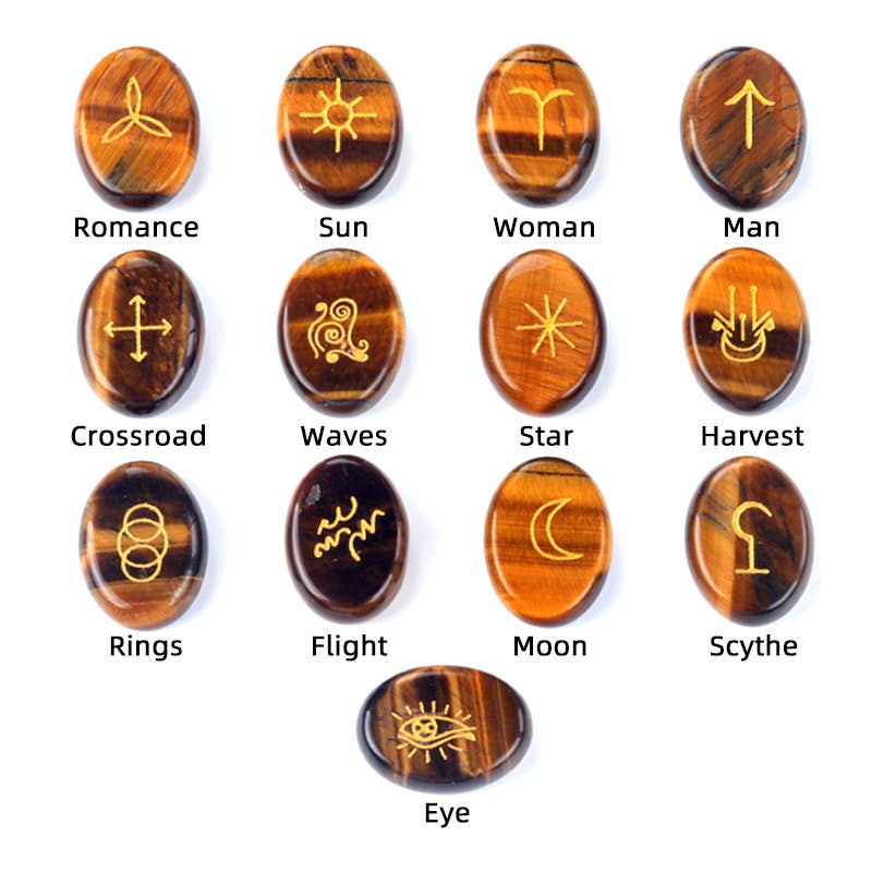Gemcohub – wholesale Spiritual stone/crystal – Witch Rune Natural Crystal Runelun Rune0