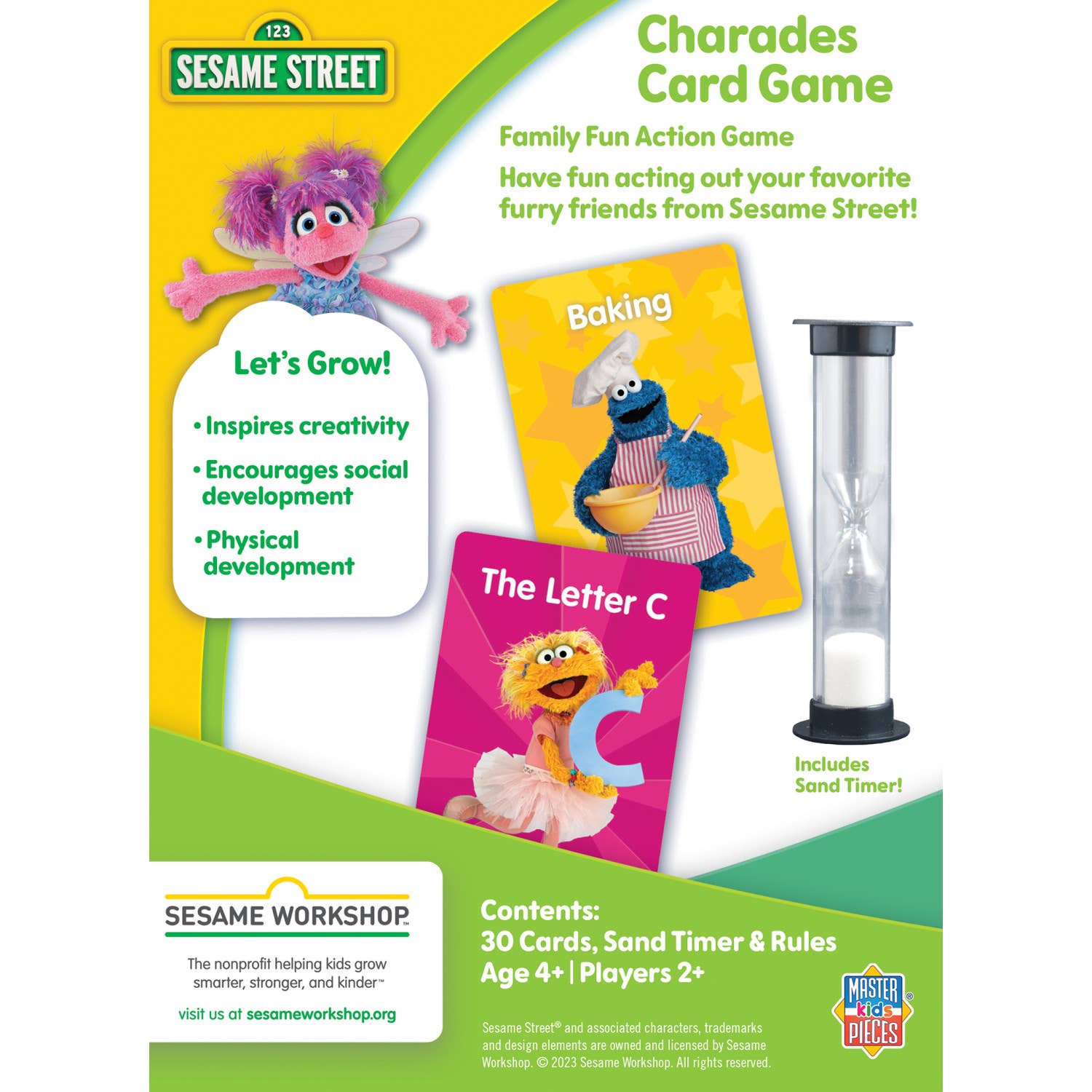 Masterpieces Puzzles - Wholesale Card Game - Sesame Street Charades Card Game2