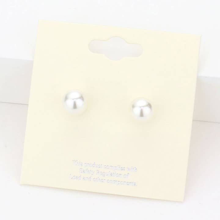 8mm perleøreringe
for engroshandel hos Sensibling Corp.