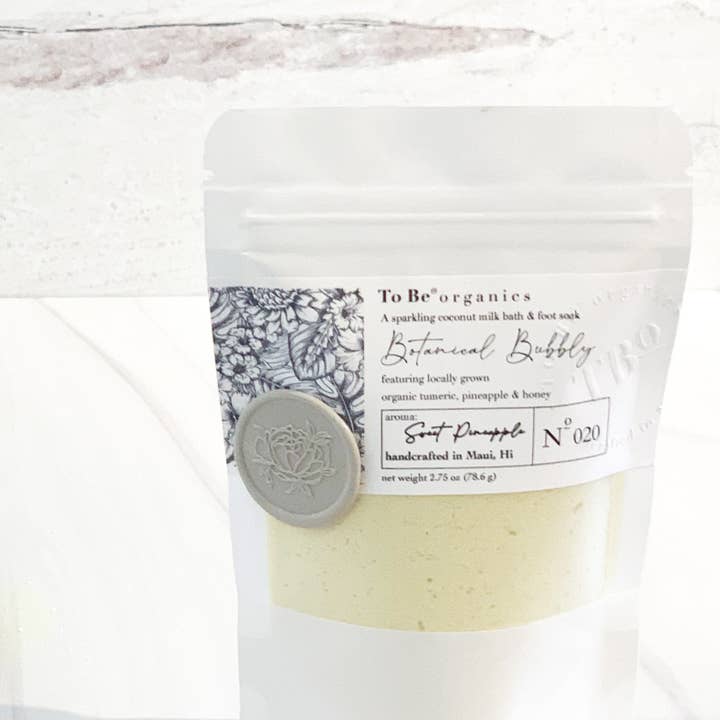 Bain Botanical Bubbly Sweet Ananas au lait de coco pour la vente par To Be Hawaii