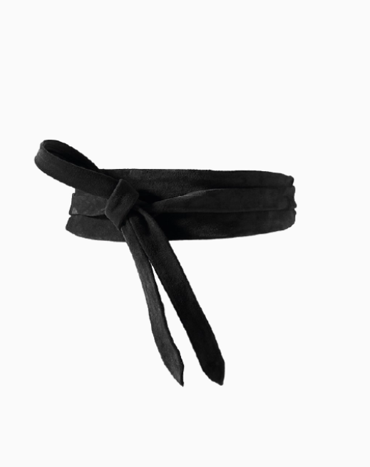 ADA Collection Belts - Wholesale Belt - Women's - Wrap Belt – Adjustable One-Size | Black Suede0