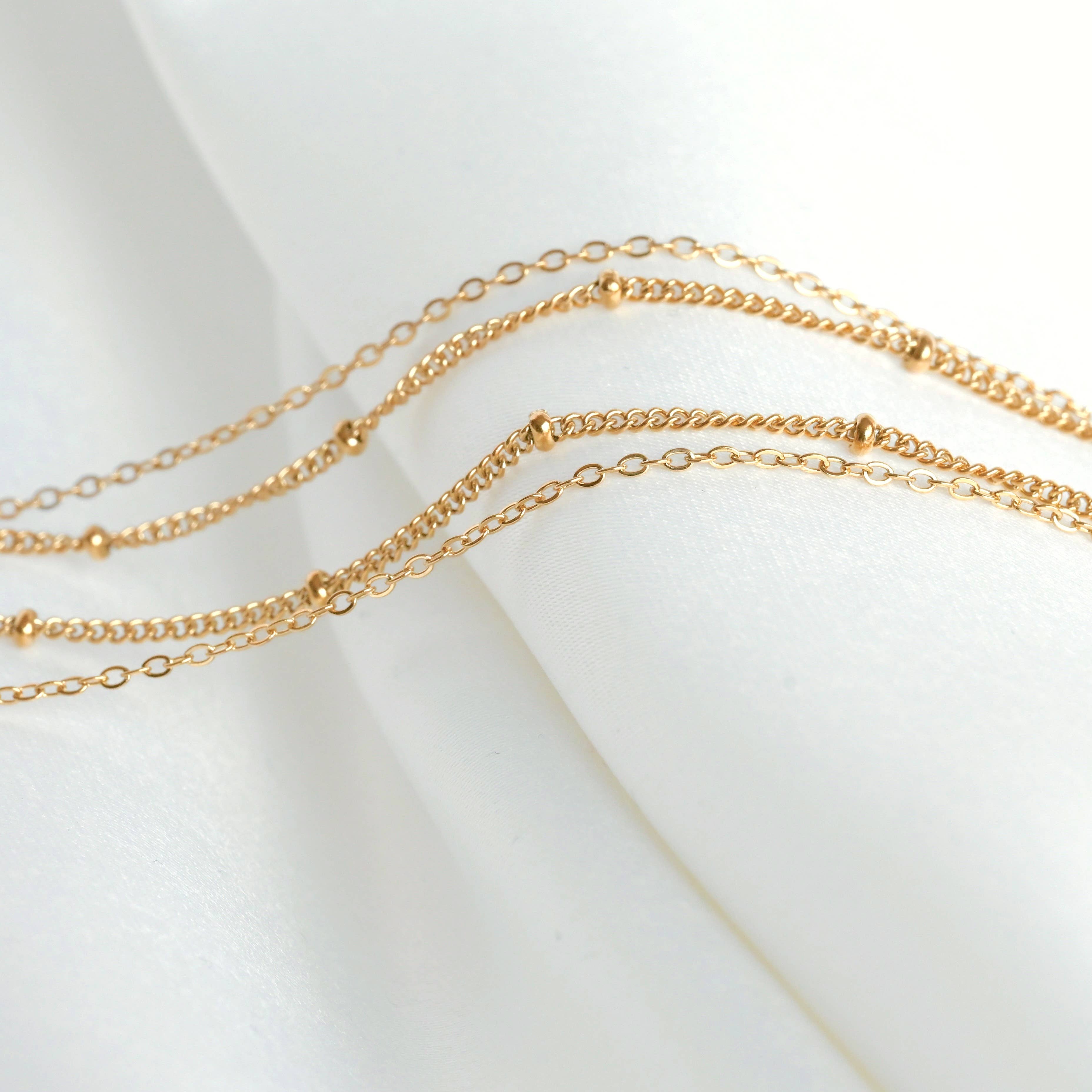 Blueyejewelry - Wholesale Pendant/Charm Necklace - Evil Eye Necklace - 18k Gold Layered Satellite Necklace 3