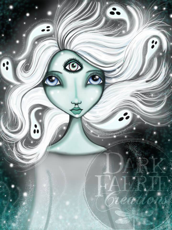 Ghost Girl - Signed 8x10 Print for wholesale by Dark Faerie Creations