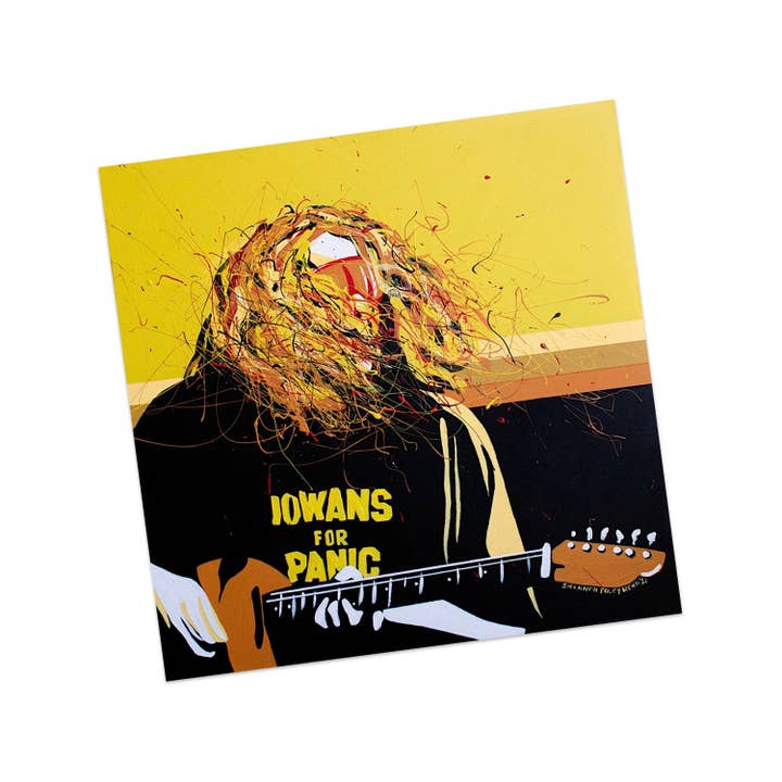 Mikey Houser (Widespread Panic) Après Ski Sticker for wholesale by Uptripping (Shannon Foley Henn)