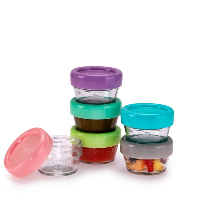 melii - Wholesale Food Storage Container - Glass Baby Food Freezer Jars
