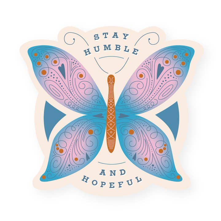 stay humble and hopeful sticker for wholesale by 2021 Co.