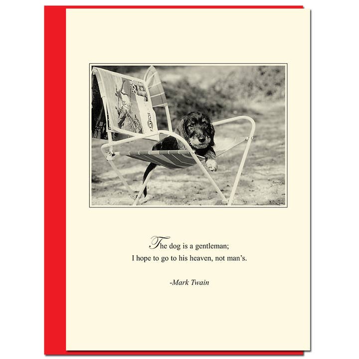 Dog Sympathy Card for wholesale by Bloodshot Press