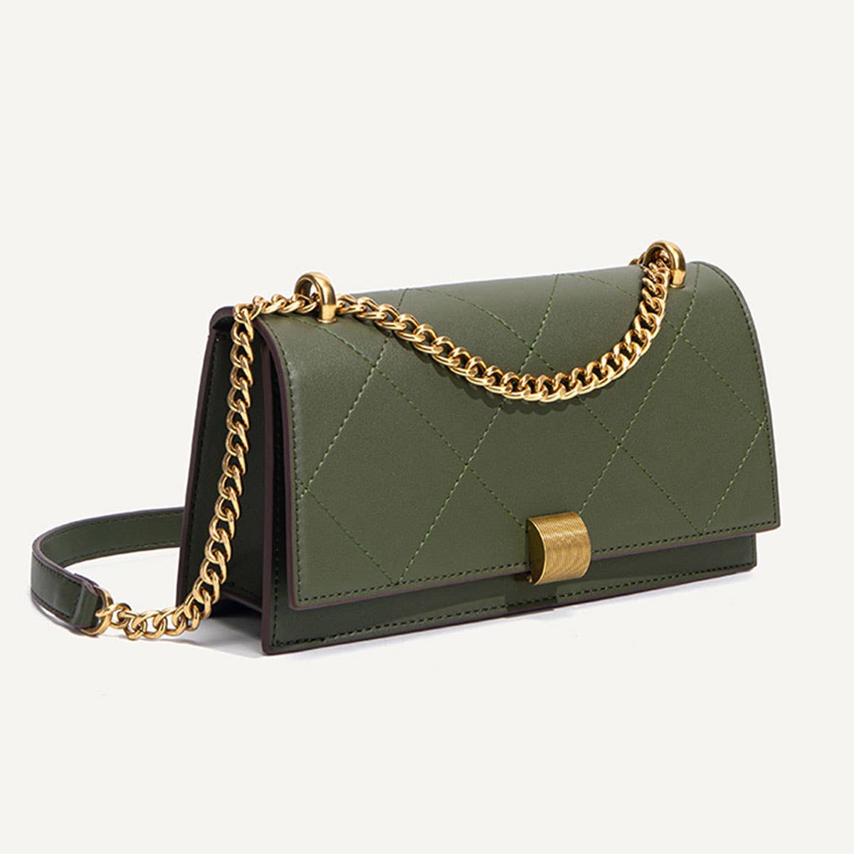 ACCITY - Wholesale Shoulder Bag - Women's - QUILTING DANDY SQUARE SHOULDER BAG PURSE_CWAB00078