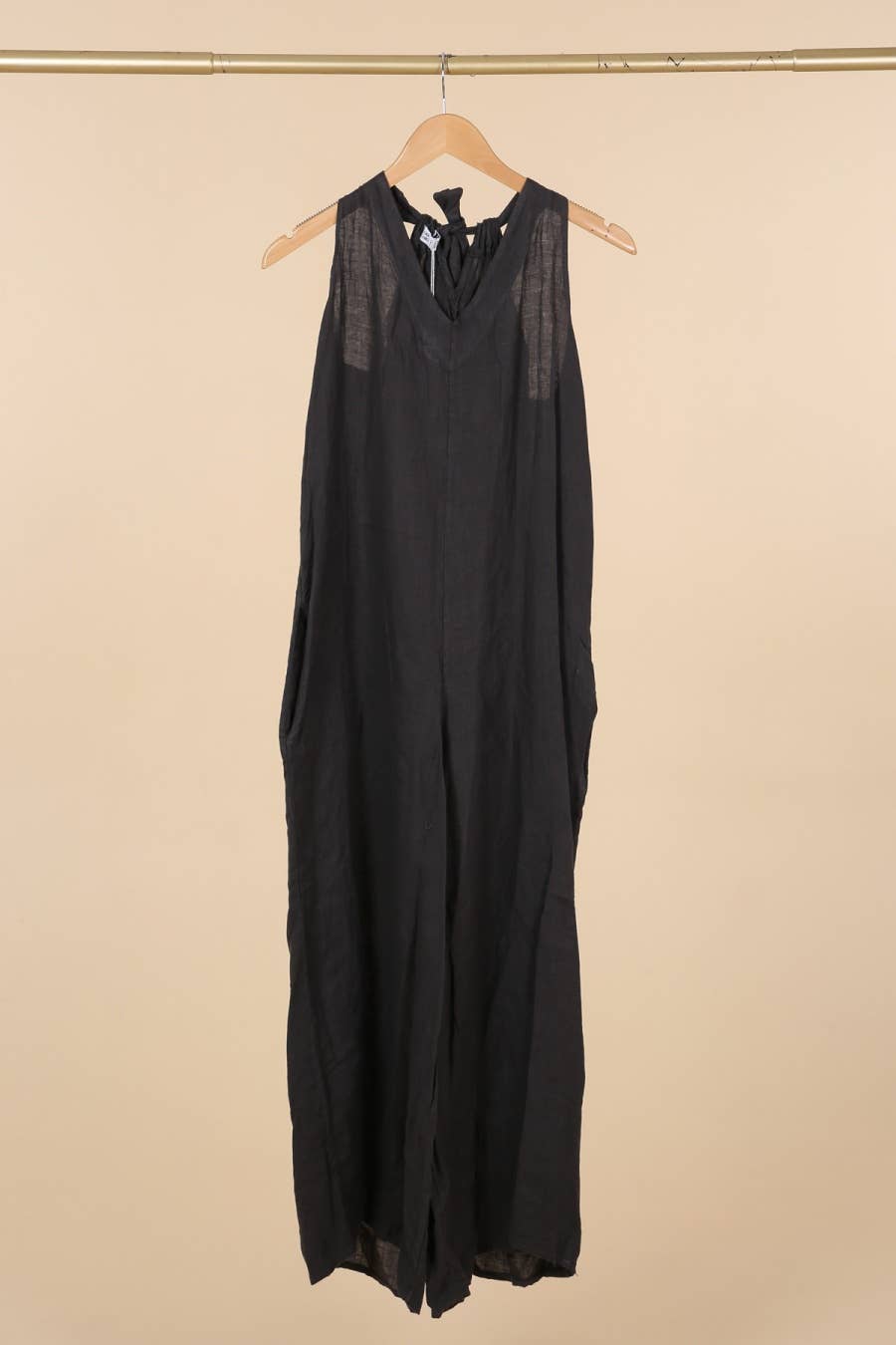 la maison des fibres naturelles – wholesale Jumpsuit – Women's – Sleeveless jumpsuit in 100% linen 620149