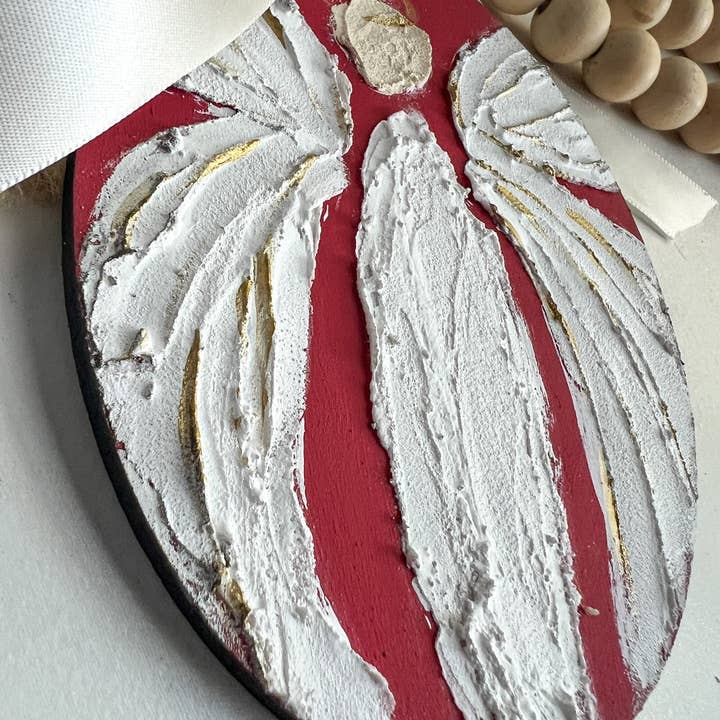 Geaux Magnolia – wholesale Prydnad – Ängel Julprydnad Memorial Skyddsängel Röd4