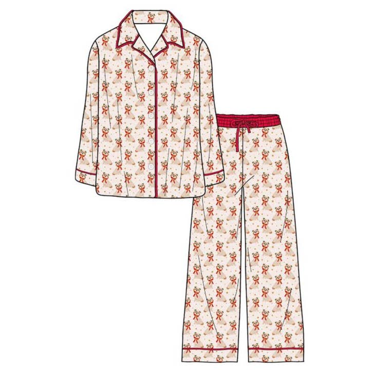 Pyjama en bambou pour femmes Holly Doodle pour la vente par Sweet P Baby Co.