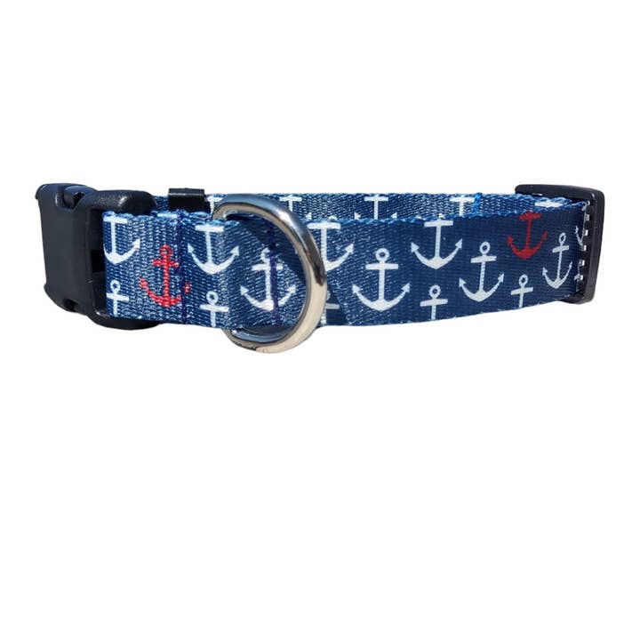 Anchor Dog Collar for wholesale by Shelby's Squad