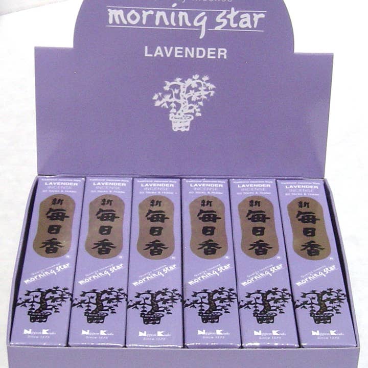 Morning Star Small - Lavender for wholesale by The Incense Sampler Works