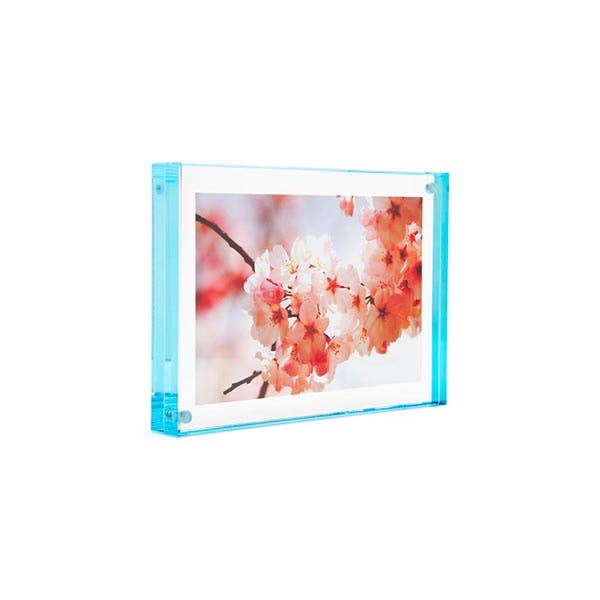 Canetti Design Group Inc. - Wholesale Picture Frame - Aqua Color Edge Magnet Frame - 5 Sizes