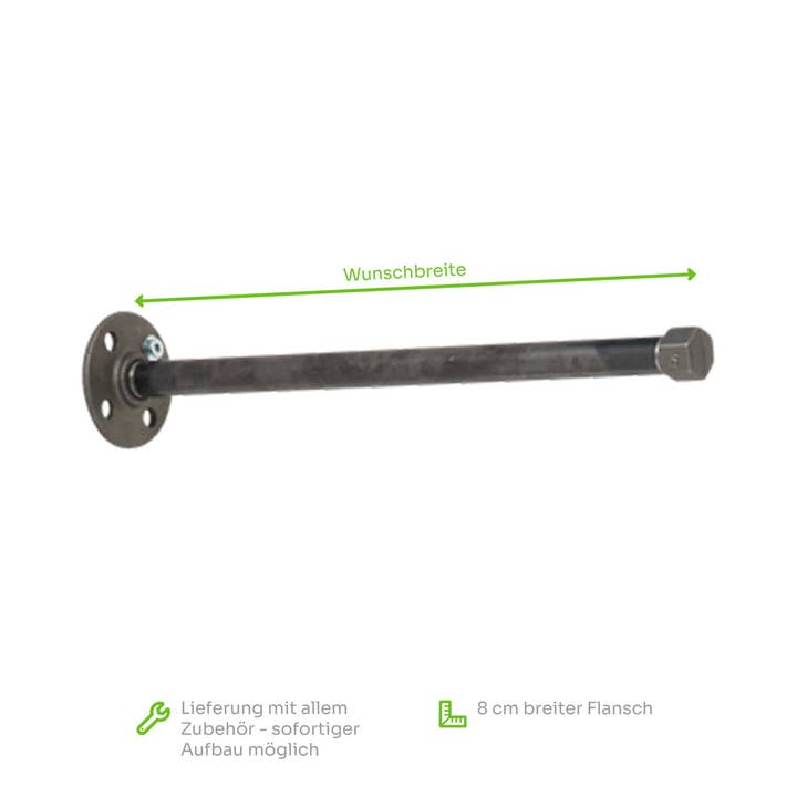 various - Design aus Stahlrohr - Wholesale Coat Rack - Spot Three coat hook in desired length6