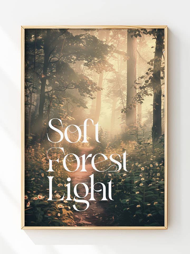 Soft Forest Light - Autumn Poster for wholesale by MokaMouse