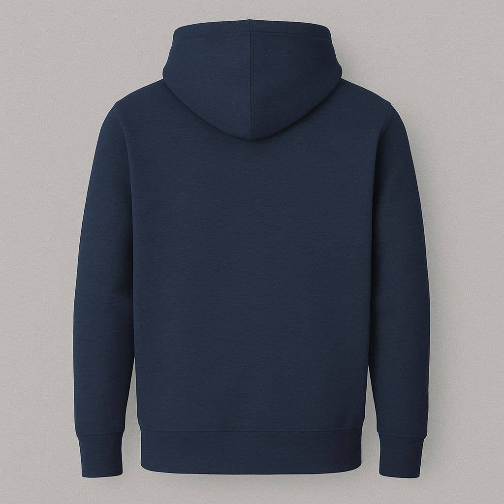 Factory Blanks - Vente Sweat à capuche – unisexe - SWEAT À CAPUCHE BLEU MARINE 300GSM POLAIRE COTON-POLY - CANADA UNIQUEMENT9
