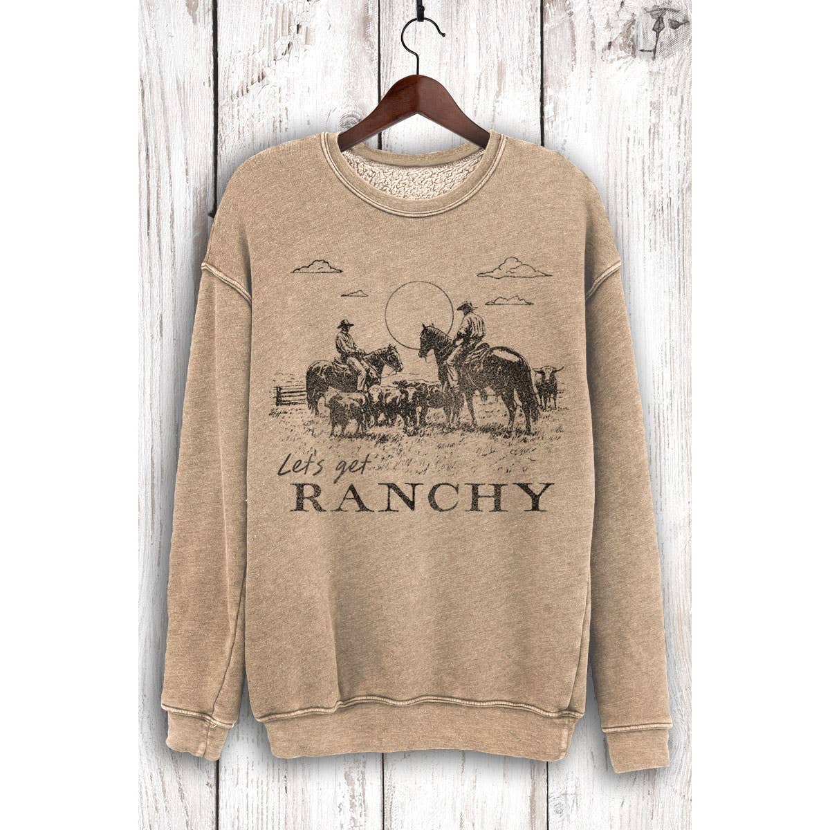 HRTandLUV - Wholesale Sweatshirt - Women's - LET'S GET RANCHY MINERAL SWEATSHIRTS2