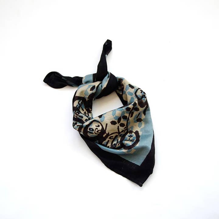 Ichcha – wholesale Scarf – Women's – Cotton Silk Large Head Square Scarf / Bandana - Expressions